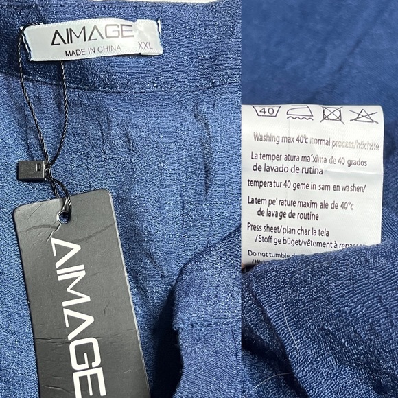 NWT XXL Navy Cover up - Picture 5 of 5